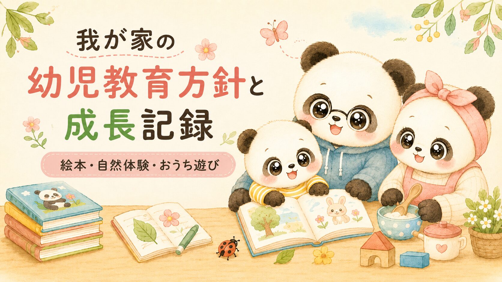 我が家の幼児教育方針と成長記録