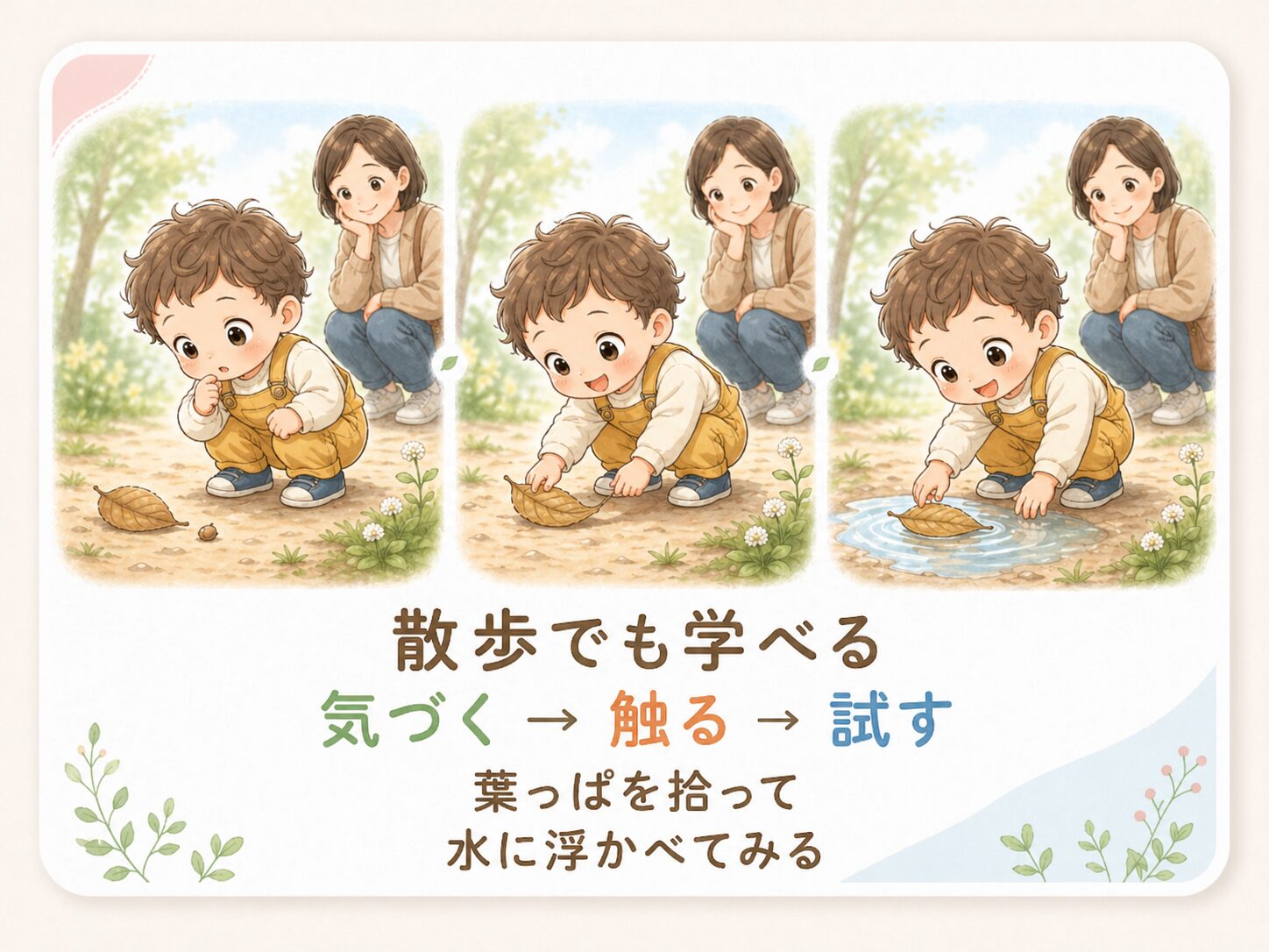 散歩中