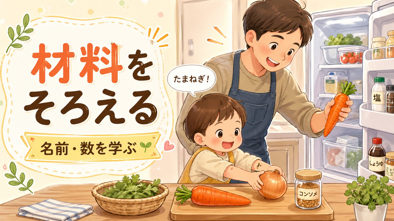 材料をそろえる